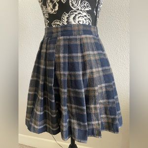 Plaid skirt mini in good condition